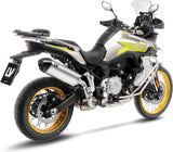 Terminale Di Scarico Senza Omologazione Suono Lv-14 Acciaio Fondello Carbonio - Leovince Compatibile Con Voge Valico 900 Dsx (2024-2026)