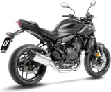 Impianto Di Scarico Completo Catalizzato E Con Omologazione Suono Lv-14 R Titanio Fondello Carbonio - Leovince Compatibile Con Yamaha Mt-07 (2021-2024)