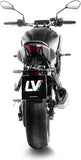 Terminale Di Scarico Senza Omologazione Suono Lv-14 R Acciaio Fondello Carbonio - Leovince Compatibile Con Yamaha Mt-07 (2025-2026)