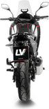 Terminale Di Scarico Con Omologazione Suono Lv-14 Acciaio Fondello Carbonio - Leovince Compatibile Con Moto Morini X-Cape 700 (2025-2026)