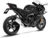 Impianto Di Scarico Completo Non Catalizzato E Senza Omologazione Suono Lv-14 R Acciaio Fondello Carbonio - Leovince Compatibile Con Yamaha Yzf-R9 900 (2025-2026)