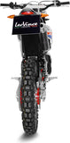 Terminale Di Scarico Con Omologazione Suono X-Fight Carbonio Fondello Acciaio - Leovince Compatibile Con Fantic Motor Enduro 50 Competition (2019-2020)