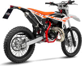 Terminale Di Scarico Con Omologazione Suono X-Fight Carbonio Fondello Acciaio - Leovince Compatibile Con Beta Rr 50 Motard - Sport (2021-2022)