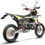 Terminale Di Scarico Con Omologazione Suono X-Fight Acciaio Nero Fondello Acciaio - Leovince Compatibile Con Fantic Motor Xe 50 Performance (2021-2024)