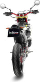 Terminale Di Scarico Con Omologazione Suono X-Fight Acciaio Fondello Acciaio - Leovince Compatibile Con Fantic Motor Xe 50 Performance (2021-2024)