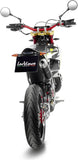 Terminale Di Scarico Con Omologazione Suono X-Fight Carbonio Fondello Acciaio - Leovince Compatibile Con Fantic Motor Xe 50 Competition (2021-2024)