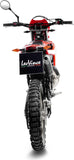 Terminale Di Scarico Con Omologazione Suono X-Fight Carbonio Fondello Acciaio - Leovince Compatibile Con Beta Rr 50 Motard - Sport (2023-2024)