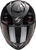 Casco Integrale Per Moto Scorpion Exo Exo-530 Air Polycarbonate Nero Rosa Fond Taglia M