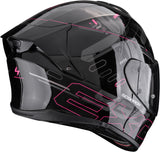 Full-Face Motorcycle Helmet Scorpion Exo Exo-530 Air Polycarbonate Black Pink Fond Size M