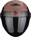 Casco Urban Per Moto Scorpion Exo Exo-City Ii Polycarbonate Marrone Nero Opaco Sheer Taglia L