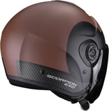 Urban Motorcycle Helmet Scorpion Exo Exo-City Ii Polycarbonate Matt Brown Black Sheer Size L