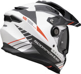 Casco Integrale Per Moto Scorpion Exo Adf-9000 Air Ultra Tct Bianco Opaco Nero Rosso Feat Taglia M