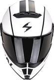 Casco Integrale Per Moto Scorpion Exo Covert Fx Ultra Tct Bianco Perla Opaco Nero Danko Taglia S