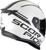Casco Integrale Per Moto Scorpion Exo Covert Fx Ultra Tct Bianco Perla Opaco Nero Danko Taglia S