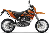 Doppio Terminale Di Scarico Con Omologazione Suono Albus Ceramic Alluminio Bianco - Gpr Compatibile Con Ktm 660 Smc (2005-2006)
