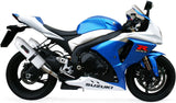 Doppio Terminale Di Scarico Con Omologazione Suono Albus Ceramic Alluminio Bianco - Gpr Compatibile Con Suzuki Gsx-R 1000 K9 (2009-2011)
