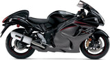 Doppio Terminale Di Scarico Con Omologazione Suono Albus Ceramic Alluminio Bianco - Gpr Compatibile Con Suzuki Hayabusa 1300 (2007-2016)