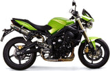 Doppio Terminale Di Scarico Catalizzato E Con Omologazione Suono Deeptone Acciaio - Gpr Compatibile Con Triumph Street Triple 675 (2007-2012)
