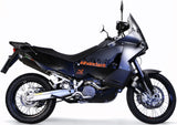 Doppio Terminale Di Scarico Con Omologazione Suono Furore Alluminio Nero - Gpr Compatibile Con Ktm 950 Adventure - S (2003-2007)