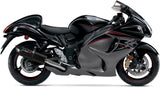 Doppio Terminale Di Scarico Con Omologazione Suono Furore Alluminio Nero - Gpr Compatibile Con Suzuki Hayabusa 1300 (2007-2016)