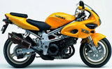 Doppio Terminale Di Scarico Con Omologazione Suono Furore Alluminio Nero - Gpr Compatibile Con Suzuki Tl 1000 S (1998-2003)