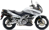 Doppio Terminale Di Scarico Catalizzato E Con Omologazione Suono Furore Alluminio Nero - Gpr Compatibile Con Suzuki V-Strom Dl 1000 (2002-2013)