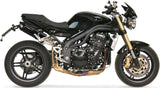 Doppio Terminale Di Scarico Catalizzato E Con Omologazione Suono Furore Alluminio Nero - Gpr Compatibile Con Triumph Speed Triple 1050 (2005-2010)