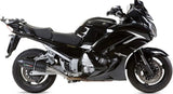 Doppio Terminale Di Scarico Con Omologazione Suono Furore Alluminio Nero - Gpr Compatibile Con Yamaha Fjr 1300 (2006-2016)
