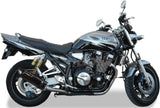 Doppio Terminale Di Scarico Con Omologazione Suono Furore Alluminio Nero - Gpr Compatibile Con Yamaha Xjr 1300 (1999-2006)