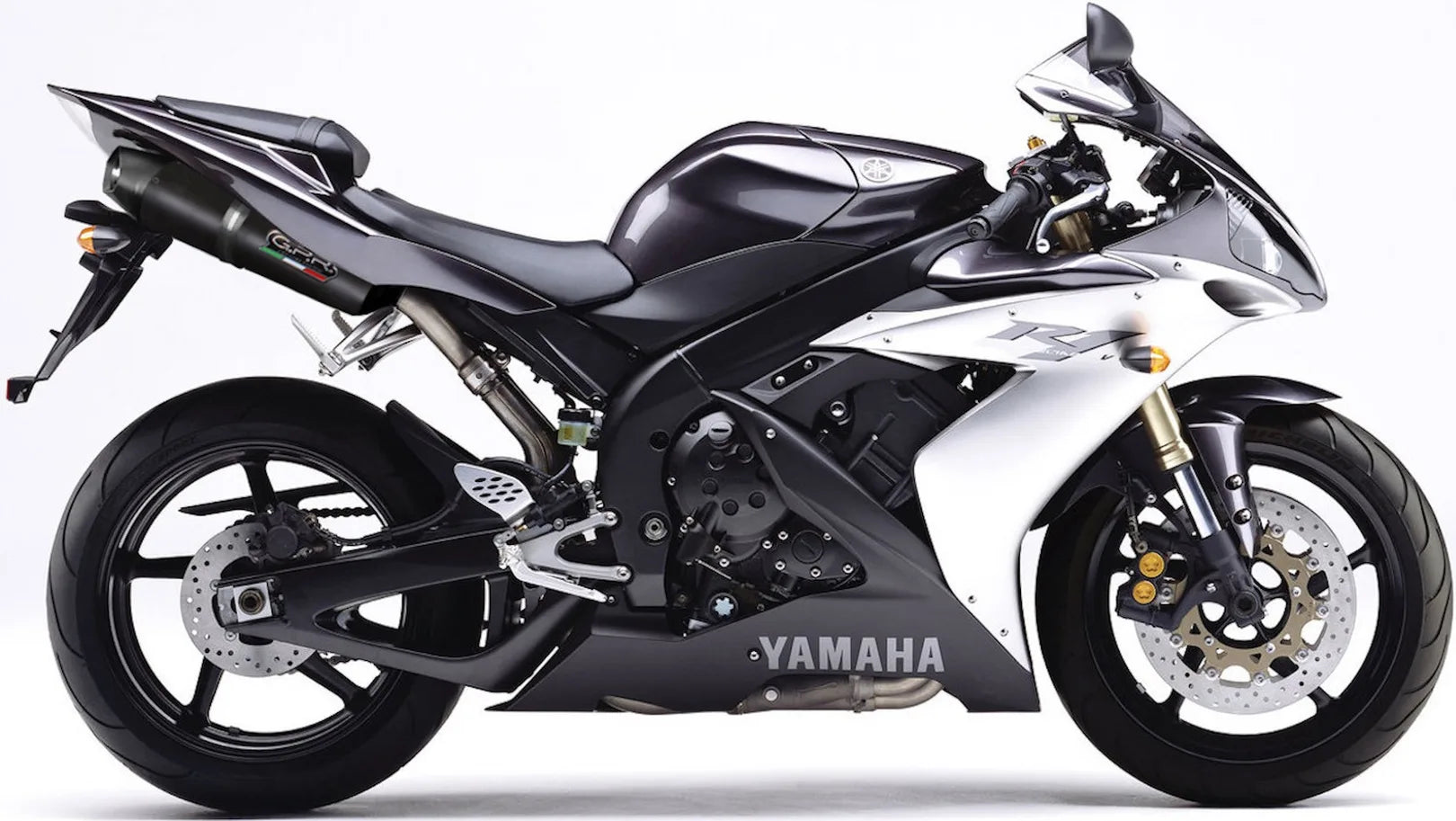 Doppio Terminale Di Scarico Con Omologazione Suono Furore Alluminio Nero - Gpr Compatibile Con Yamaha Yzf 1000 R1 (2004-2006)