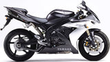 Doppio Terminale Di Scarico Con Omologazione Suono Furore Alluminio Nero - Gpr Compatibile Con Yamaha Yzf 1000 R1 (2004-2006)