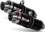 Dual Exhaust System With Sound Certification Gp Carbon - Mivv Compatible With Ducati Monster S2R 800 (2005-2007)