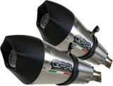 Doppio Terminale Di Scarico Con Omologazione Suono Gp Evo4 Titanio - Gpr Compatibile Con Bmw K 1600 Gtl (2017-2021)