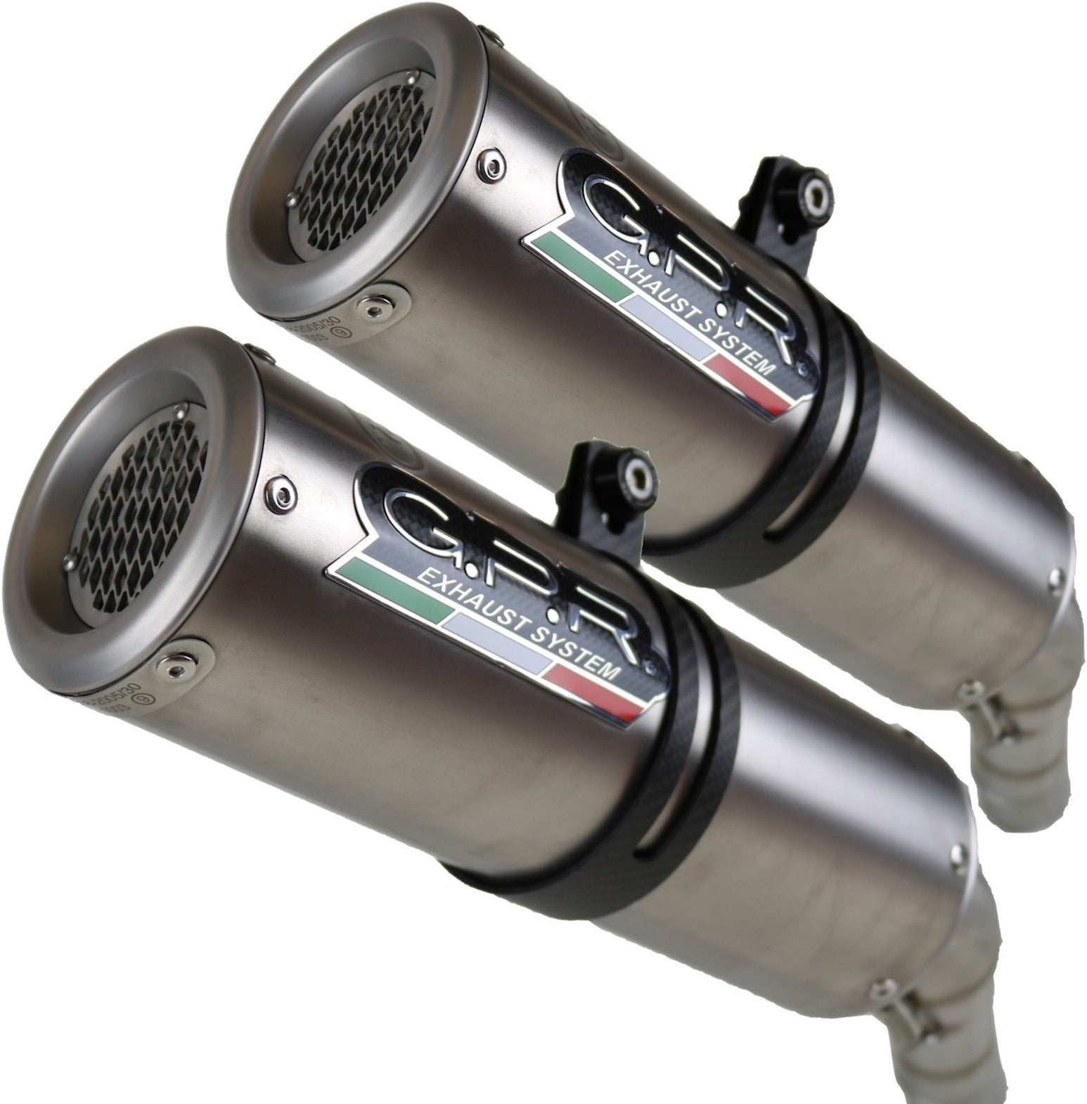 Dual Exhaust System With Sound Certification M3 Stainless Steel - Gpr Compatible With Triumph Speed Triple 1050 (2005-2010)