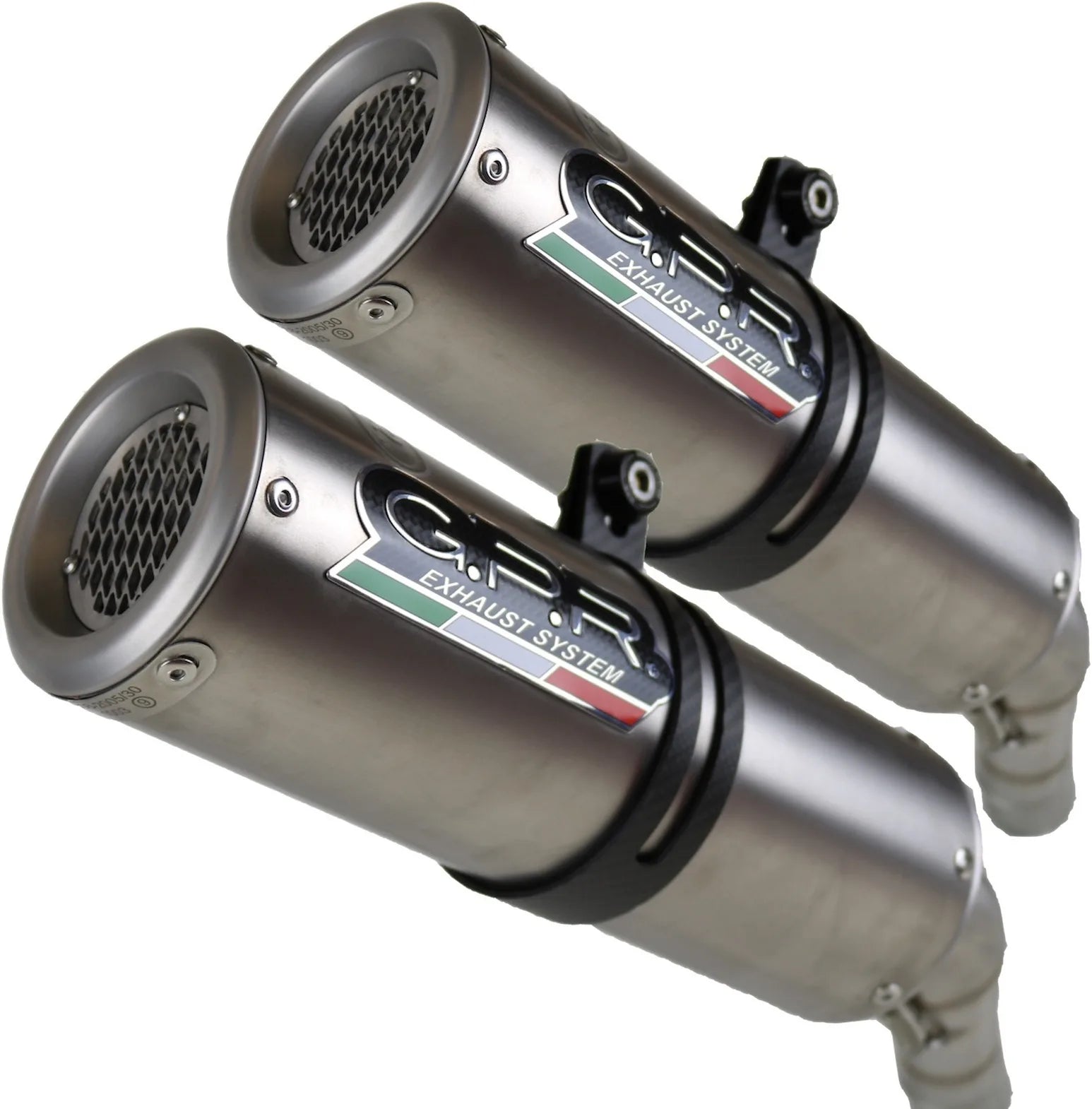 Doppio Terminale Di Scarico Con Omologazione Suono M3 Acciaio - Gpr Compatibile Con Yamaha Yzf 1000 R1 (2004-2006)