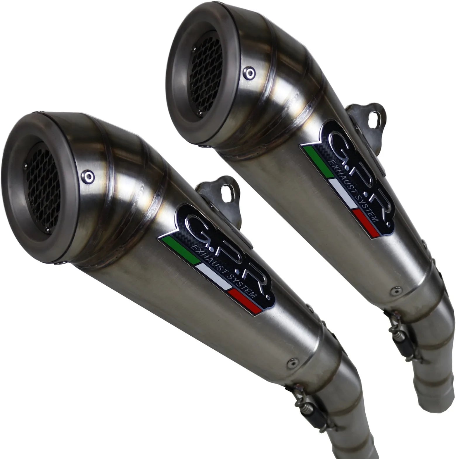 Doppio Terminale Di Scarico Con Omologazione Suono Powercone Evo Acciaio - Gpr Compatibile Con Moto Morini Sport 1200 (2008-2010)