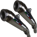 Doppio Terminale Di Scarico Con Omologazione Suono Powercone Evo Acciaio - Gpr Compatibile Con Ducati Streetfighter 848 (2011-2014)