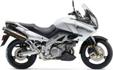 Doppio Terminale Di Scarico Con Omologazione Suono Trioval Acciaio - Gpr Compatibile Con Suzuki V-Strom Dl 1000 (2002-2013)