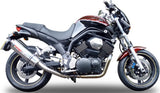 Doppio Terminale Di Scarico Con Omologazione Suono Trioval Acciaio - Gpr Compatibile Con Yamaha Bt 1100 Bulldog (2002-2007)