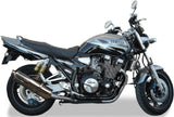 Doppio Terminale Di Scarico Con Omologazione Suono Trioval Acciaio - Gpr Compatibile Con Yamaha Xjr 1300 (1999-2006)