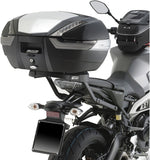 Monolock Silver Top Case - 32 Lt Technopolymer - Givi Compatible With Yamaha Mt-09 (2013-2016)
