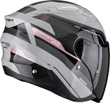 Casco Urban Per Moto Scorpion Exo Exo-230 Polycarbonate Grigio Rosa Hipe Taglia Xs