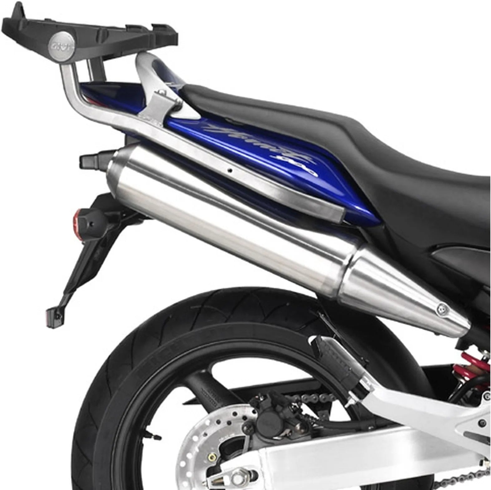 Bauletto Monokey Trekker Alluminio Nero 33 Lt Trekker Alluminio - Givi Compatibile Con Honda Cb 900 Hornet (2002-2007)