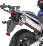 Monolock Vision Black Top Case - 34 Lt Vision Technopolymer - Givi Compatible With Honda Hornet 600 (2003-2006)