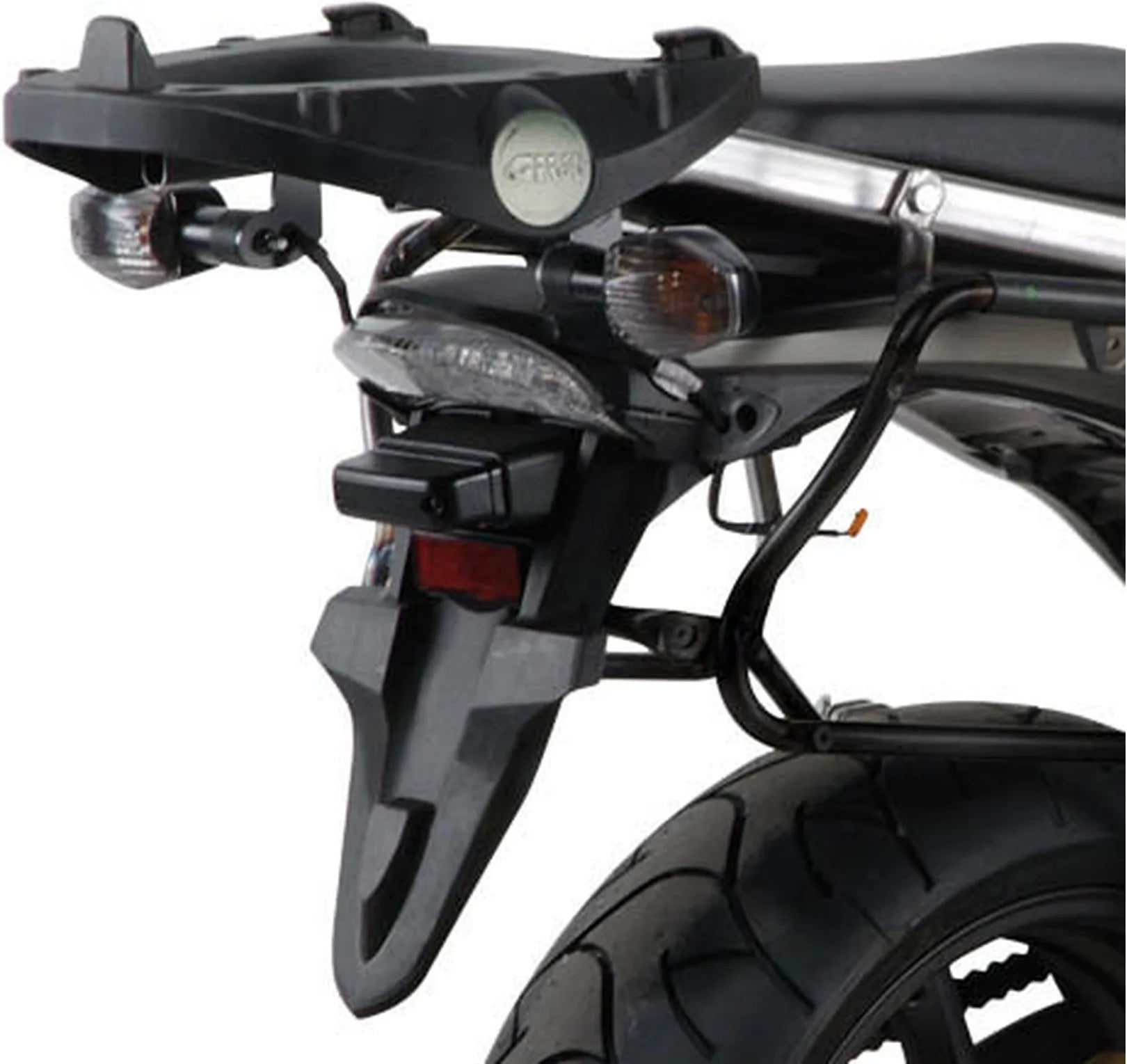 Bauletto Monokey Trekker Alluminio Nero 33 Lt Trekker Alluminio - Givi Compatibile Con Honda Hornet 600 - Abs (2007-2010)
