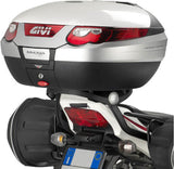 Monokey Trekker Outback Evo Smart Anodized Aluminium Top Case - 58 Lt Trekker Outback Evo Smart Anodized Aluminium - Givi Compatible With Honda Cb 1300 S (2010-2015)