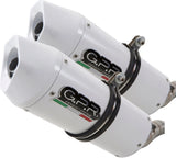 Doppio Terminale Di Scarico Con Omologazione Suono Albus Evo4 Alluminio Bianco - Gpr Compatibile Con Bmw K 1600 Gtl (2021-2024)