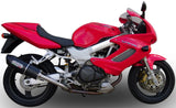 Doppio Terminale Di Scarico Con Omologazione Suono Furore Alluminio Nero - Gpr Compatibile Con Honda Vtr 1000 Sp-1 Rc51 (2000-2001)