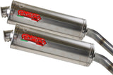 Doppio Terminale Di Scarico Con Omologazione Suono Oval Titanio - Gpr Compatibile Con Moto Morini Corsaro 1200 (2005-2011)