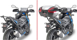 Bauletto Monokey Alluminio 47 Lt Plastica - Givi Compatibile Con Suzuki Gsx-S 750 (2017-2021)